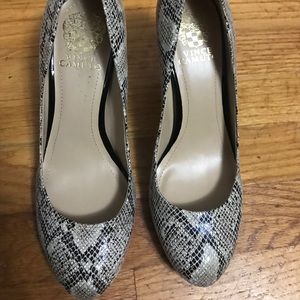 Vince Camuto snakeskin pumps